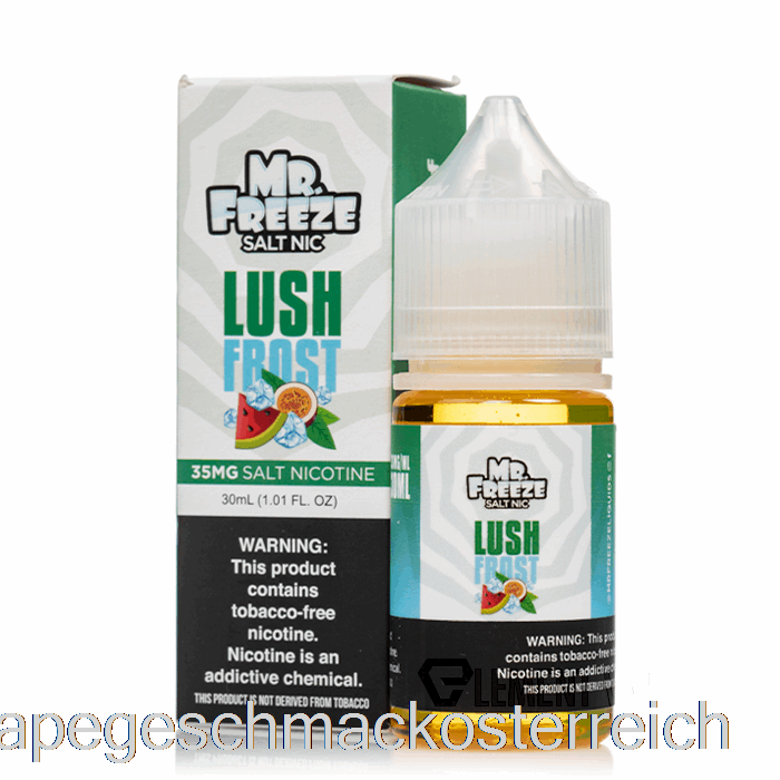 üppiger Frost - Mr Freeze Salts - 30 Ml 50 Mg Vape-Geschmack